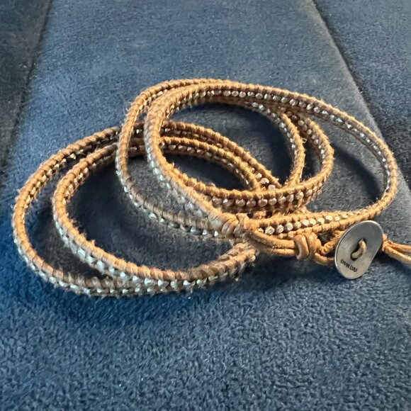 AUTHENTIC Chan Luu wrap bracelet!  MODERN and gorgeous! - Picture 1 of 6